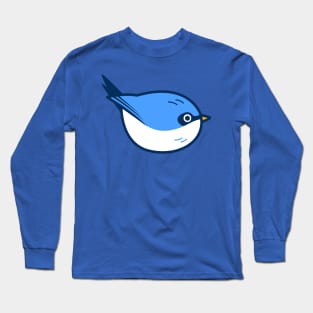 Bird blue Long Sleeve T-Shirt